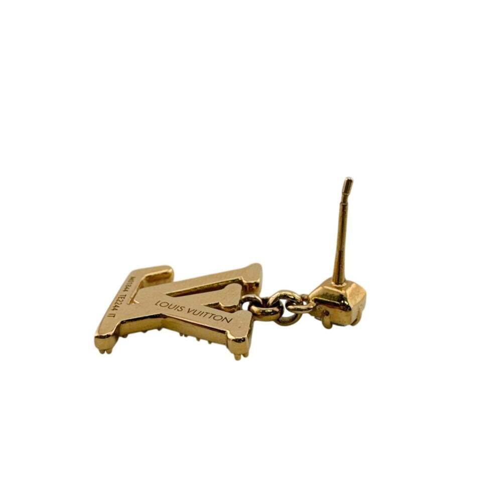LOUIS VUITTON Gold Earrings - Picture 5 of 8